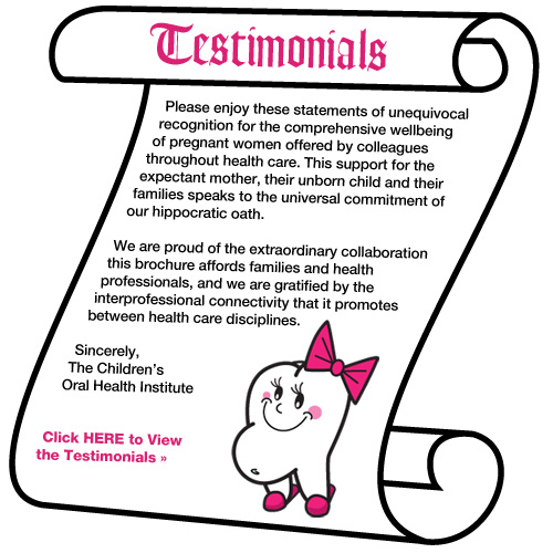 PregNancy Brochure Testimonials — Click HERE to download